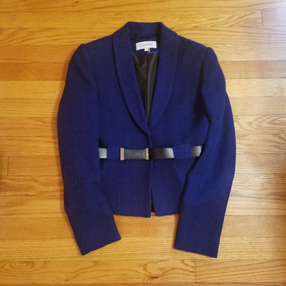 Calvin Klein jacket with belt